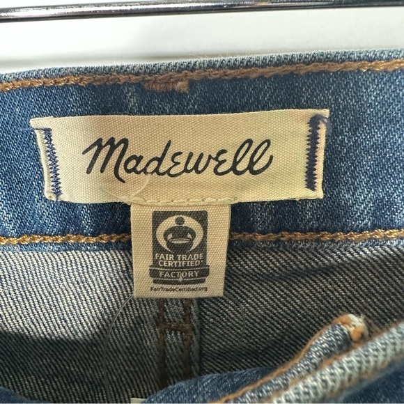 Madewell 27 NWT The 90’s Mid-Rise Straight Jeans Size 27 - Picture 8 of 11
